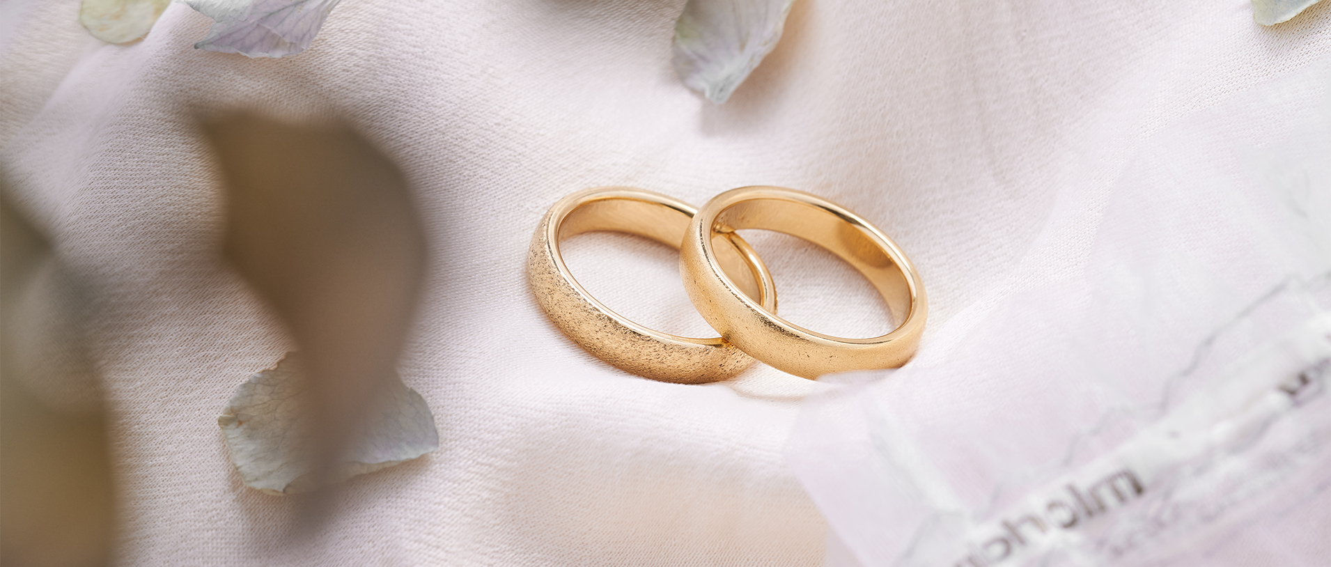 Vielsesringe i guld