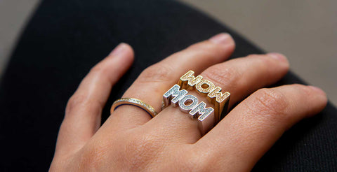 MARIA BLACK Mom Ring かたう gold/silver 50