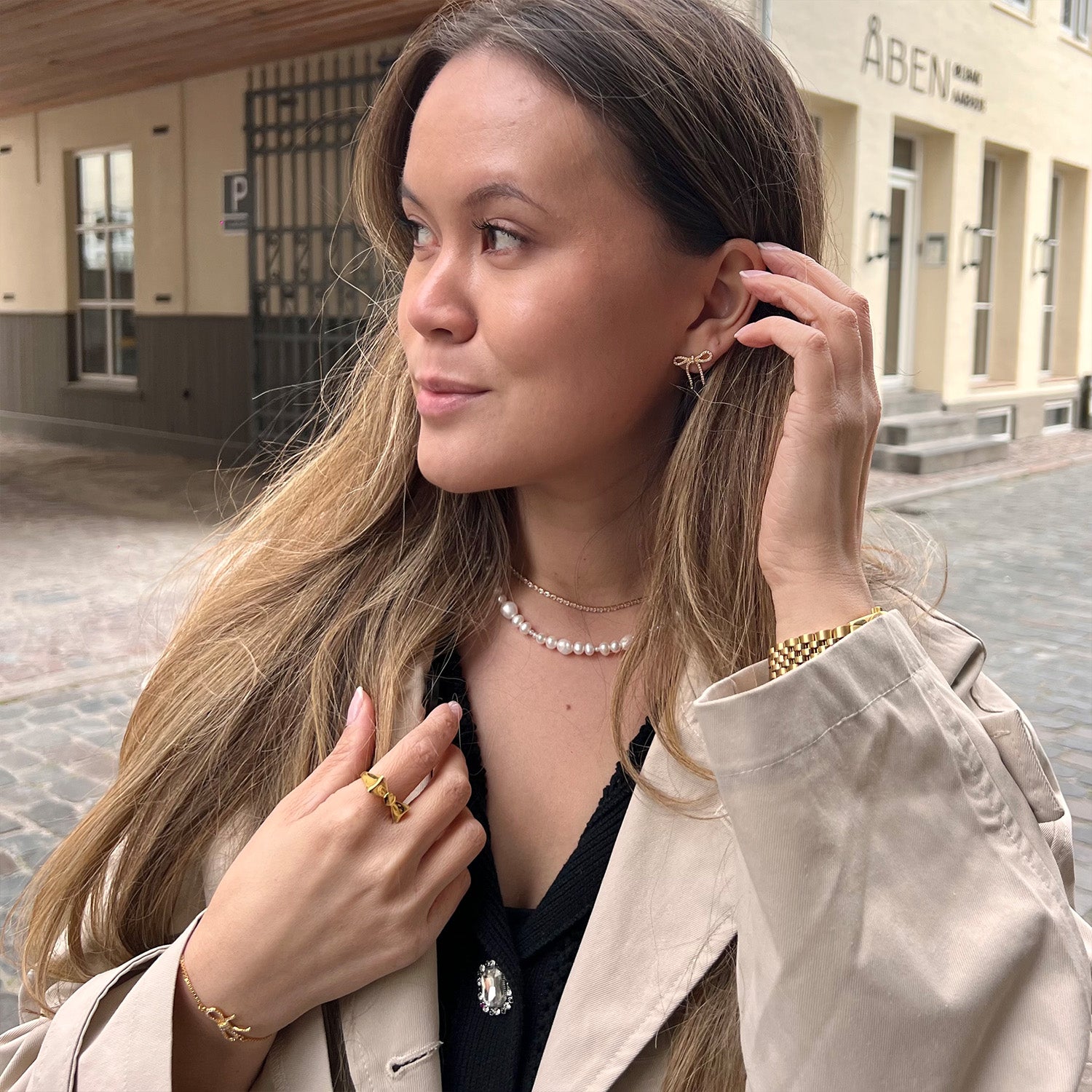 LuvaLu Jewellery - Camellia halskæde - Sølv