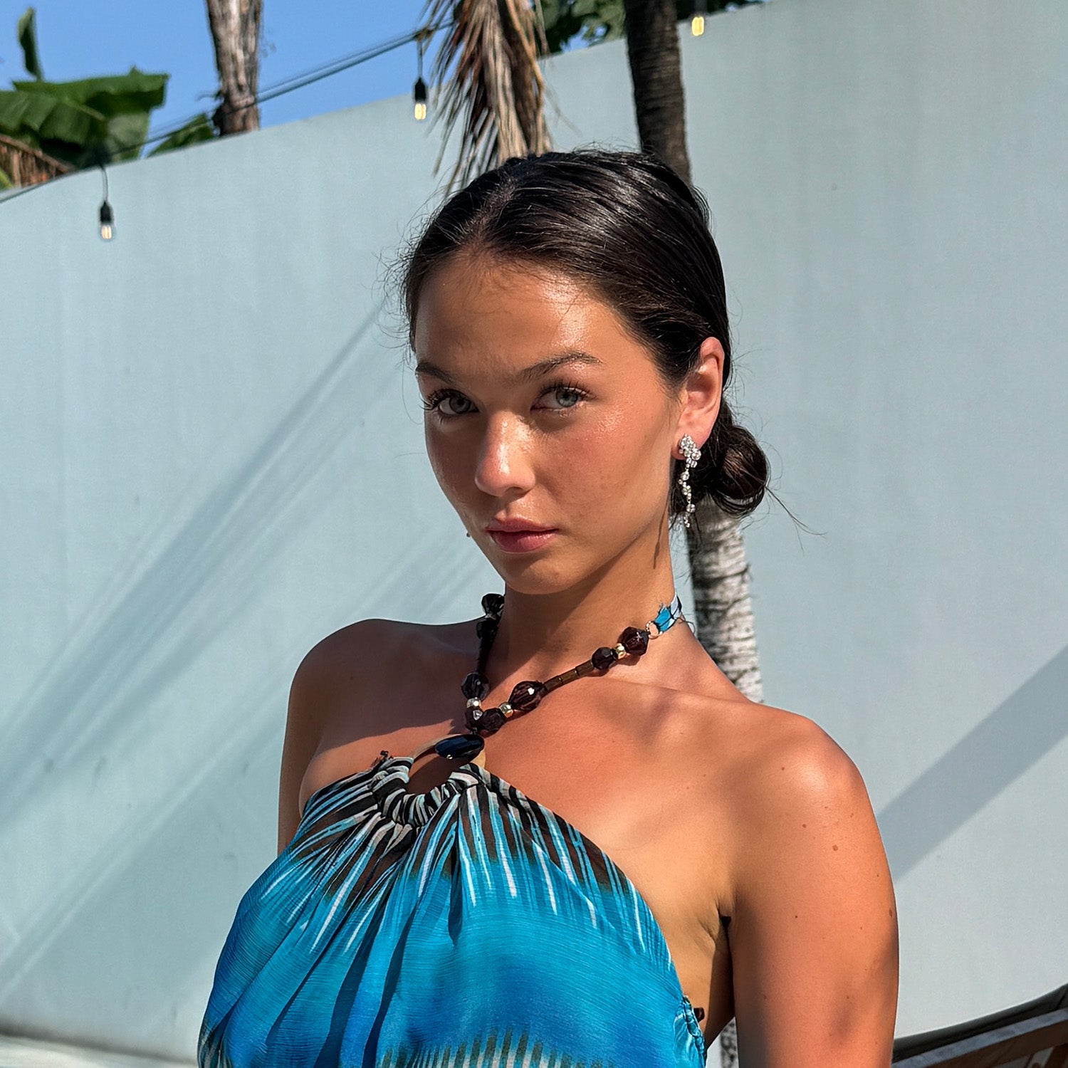 View Jewellery - Grande Tessie øreringe, zirkonia - Forgyldt sølv