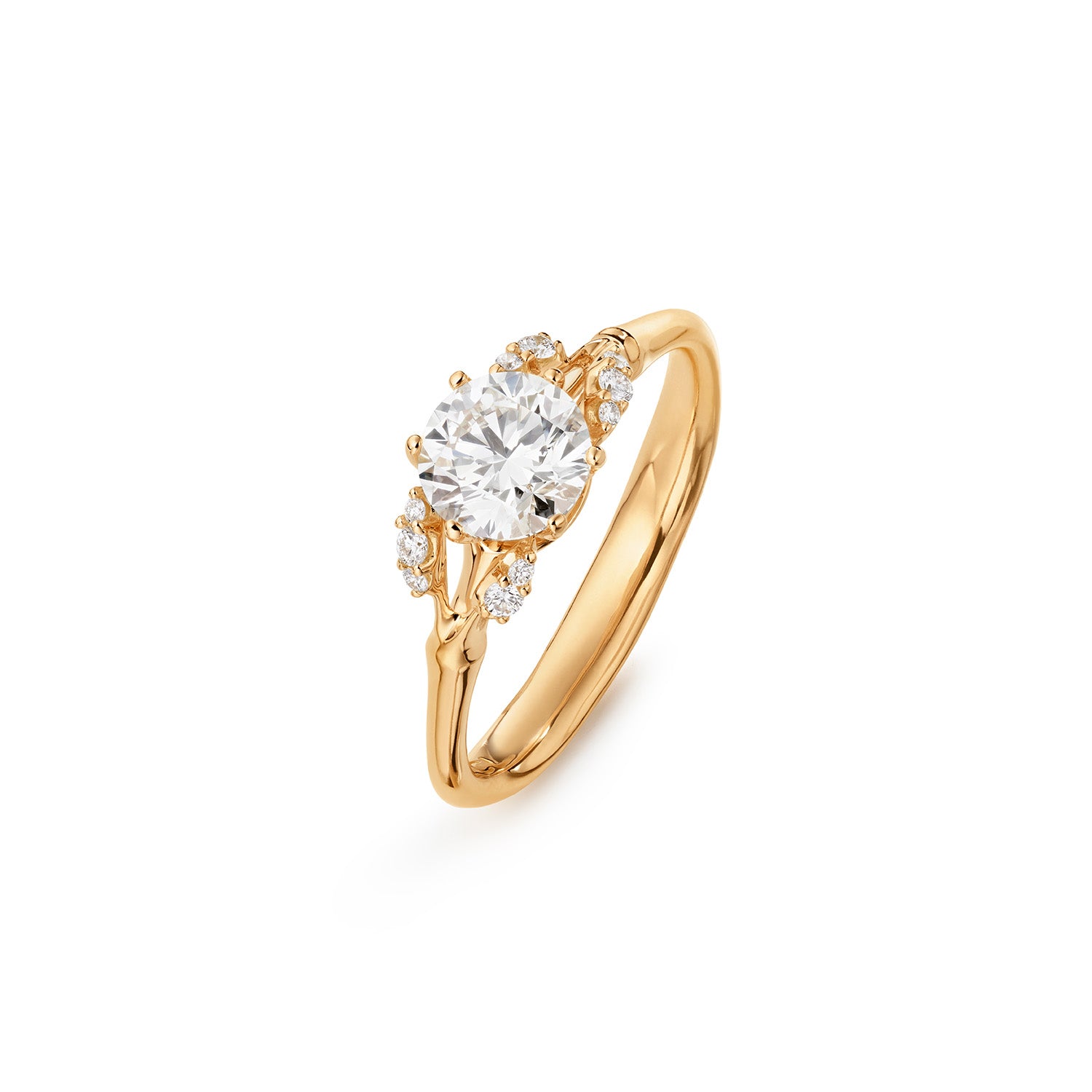 Prishistorik for OLE LYNGGAARD COPENHAGEN - Winter Frost Solitaire ring, 0,07 + 0,80 wh