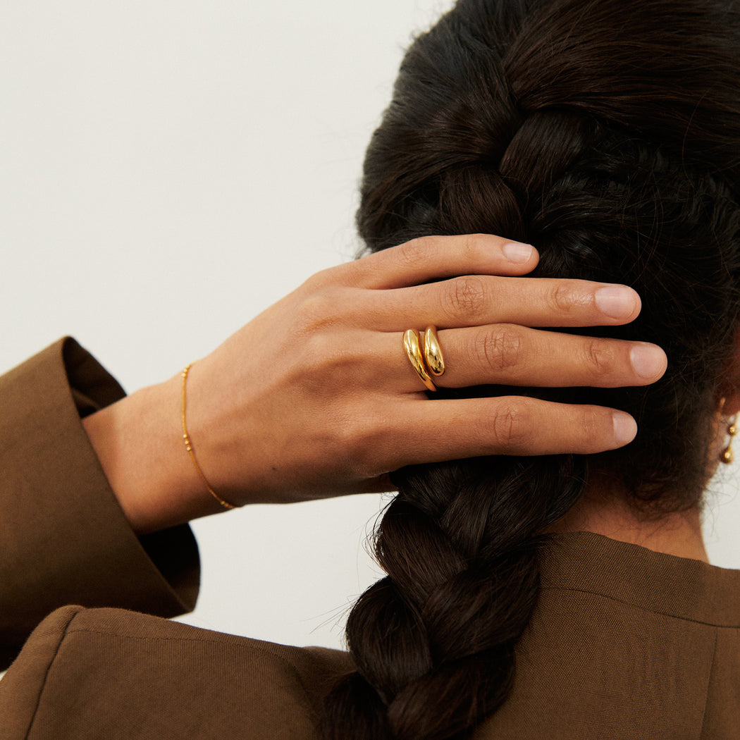 Pernille Corydon - Blossom Ring r-510-gp - Golden