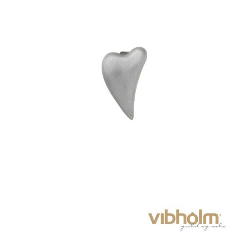 Christina Jewelry & Watches - Brushed Heart Charm - sølv