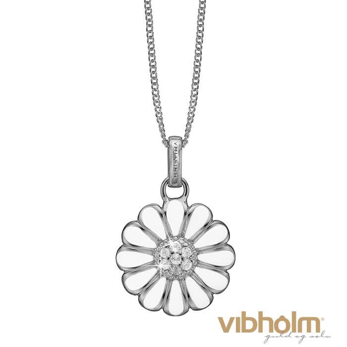Christina Jewelry & Watches - 25mm Marguerite Halskæde - sterlingsølv 680-S31