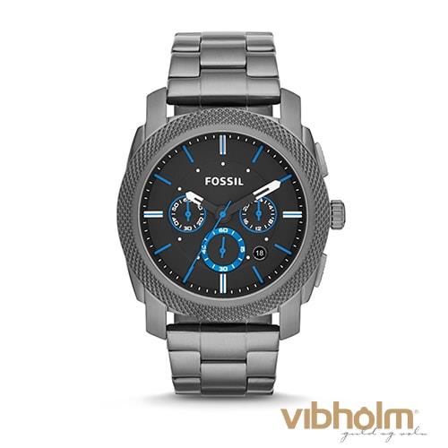 Fossil - Machine Herreur - mørkt stål FS4931