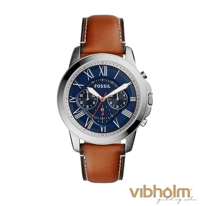 Fossil - Grant Herreur - stål FS5210